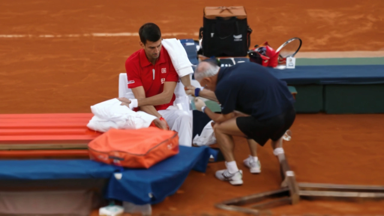 Novak Djokovic's Knee Concerns Cast Doubt on Olympic Participation