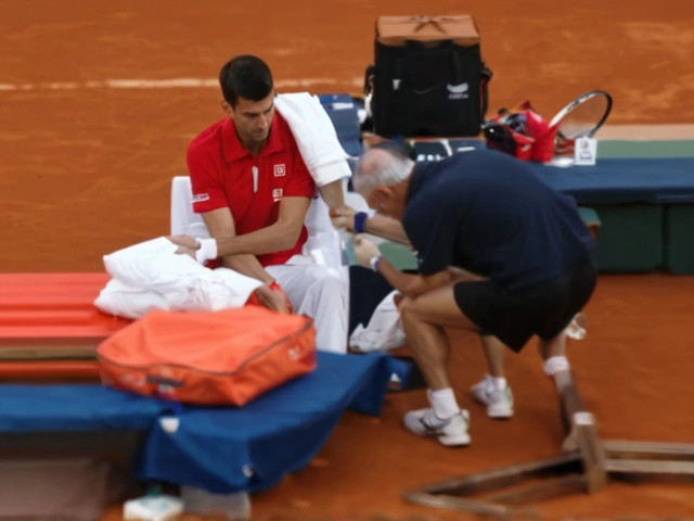 Novak Djokovic's Knee Concerns Cast Doubt on Olympic Participation